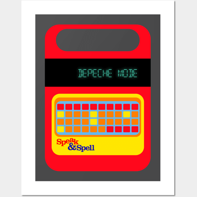 Depeche Mode (Speak & Spell) Wall Art by Stupiditee